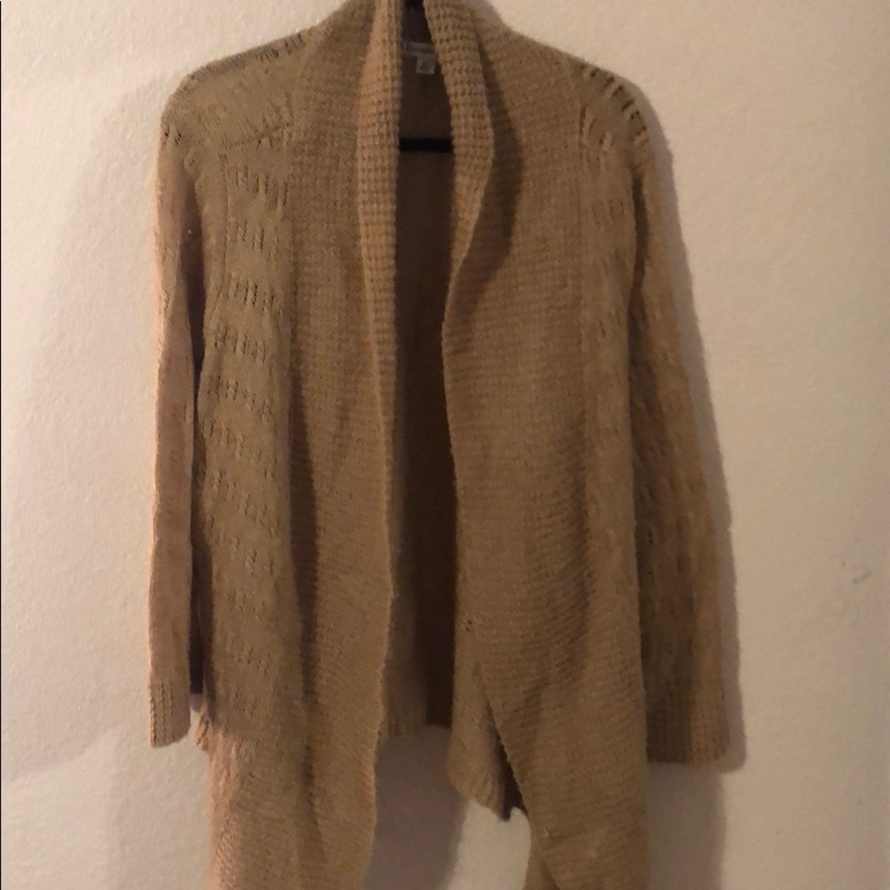 Brown cardigan